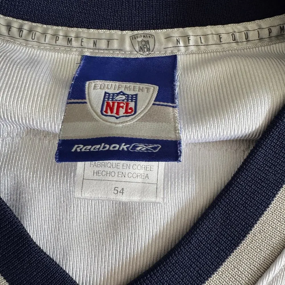 Vintage 100% Authentic Reebok Laurence Maroney NFL New England Patriot Jersey 54